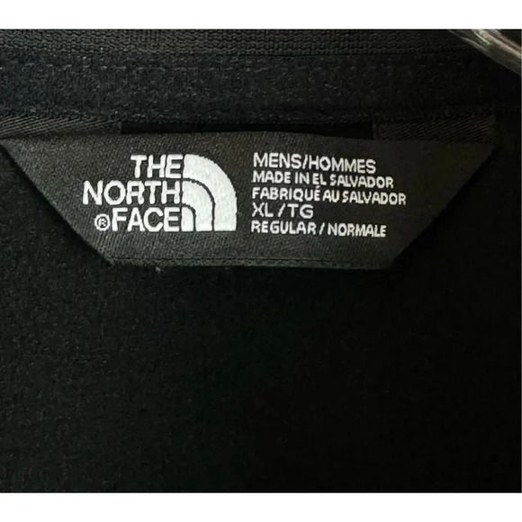 The North Face Mens Apex Fleece Full Zip Jacket XL Black Mock Neck Company Logo - Picture 10 of 14